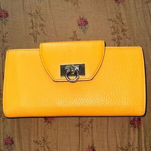 Salvatore Ferragamo Sun Yellow Leather Accessory